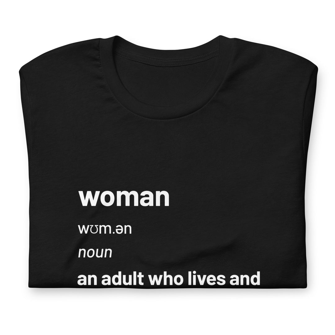 Trans Inclusive Definition Of A Woman T-shirt T-shirts The Rainbow Stores