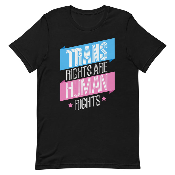 Trans Rights Are Human Rights Banner T-shirt T-shirts The Rainbow Stores