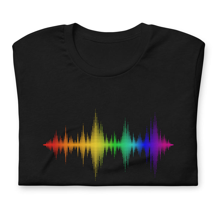 Rainbow Sound Wave T-Shirt T-shirts The Rainbow Stores