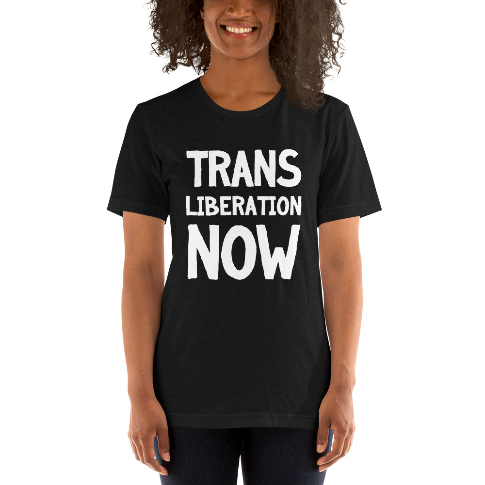 Trans Liberation Now T-Shirt T-shirts The Rainbow Stores