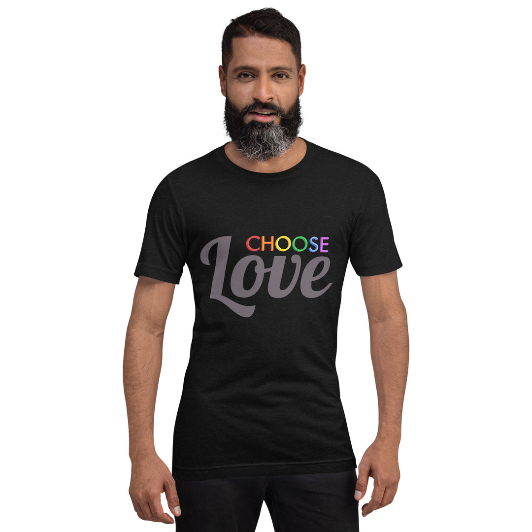 Dark Choose Love T-Shirt T-shirts The Rainbow Stores