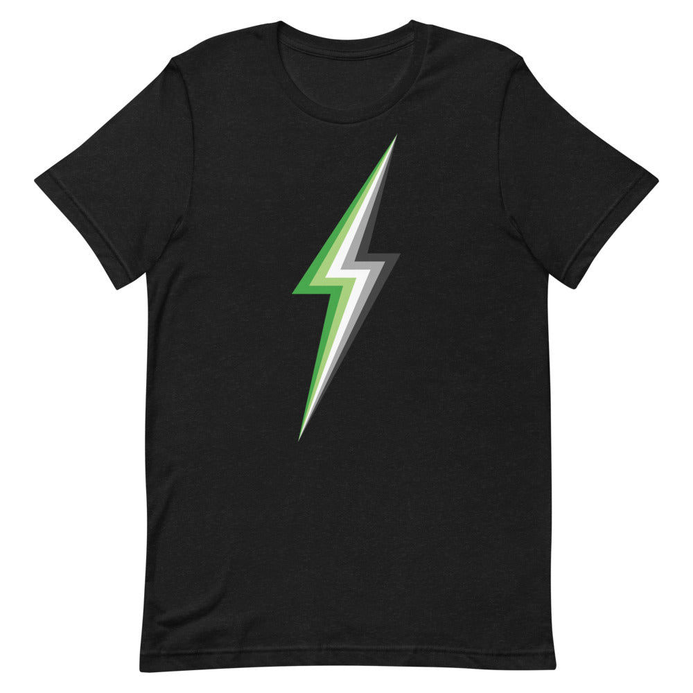 Aromantic Lightning T-Shirt T-shirts The Rainbow Stores