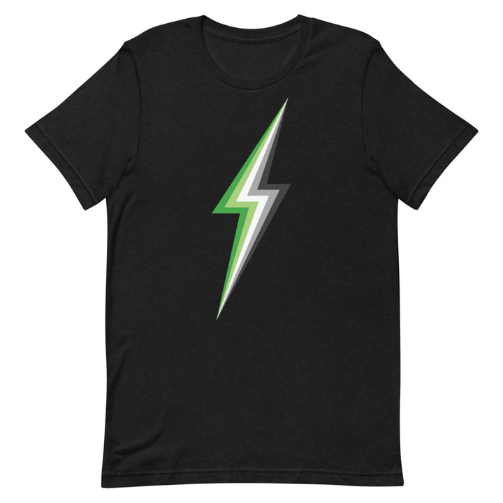 Aromantic Lightning T-Shirt T-shirts The Rainbow Stores