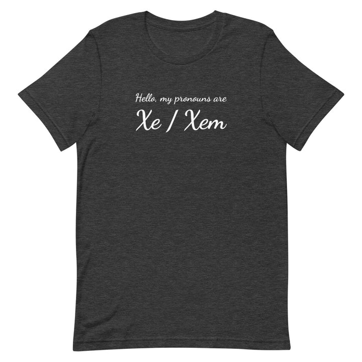 Xe / Xem Pronouns T-Shirt T-shirts The Rainbow Stores