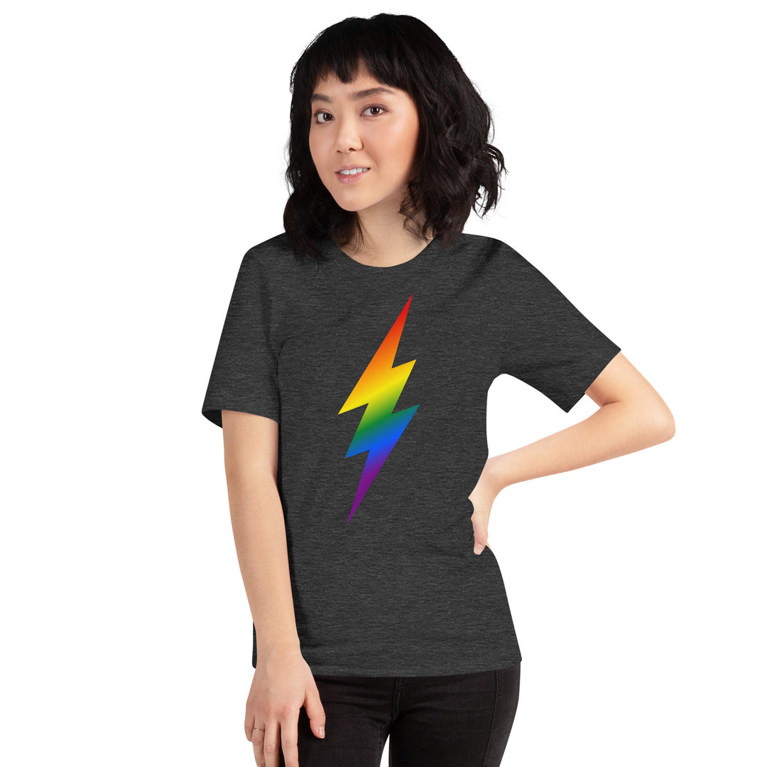 Ombre Rainbow Lightning T-Shirt T-shirts The Rainbow Stores