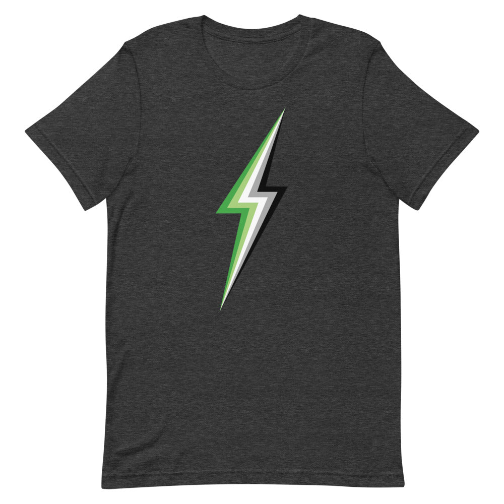 Aromantic Lightning T-Shirt T-shirts The Rainbow Stores