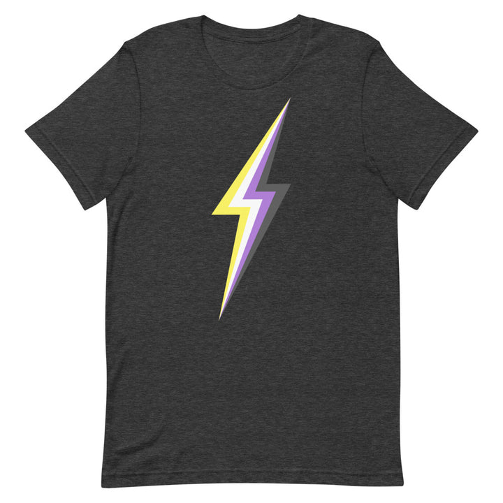 Non Binary Lightning T-Shirt T-shirts The Rainbow Stores