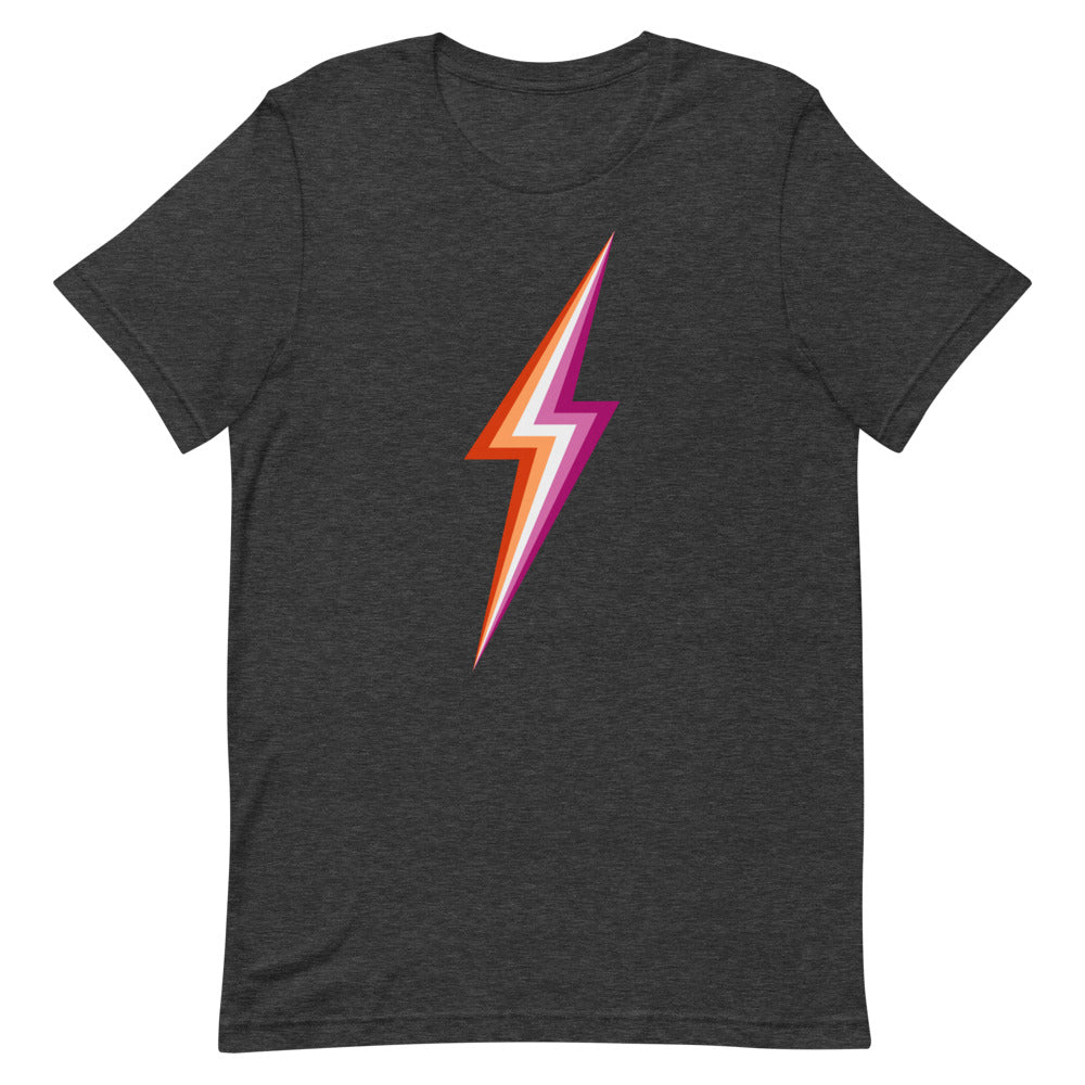 Lesbian Lightning T-Shirt T-shirts The Rainbow Stores