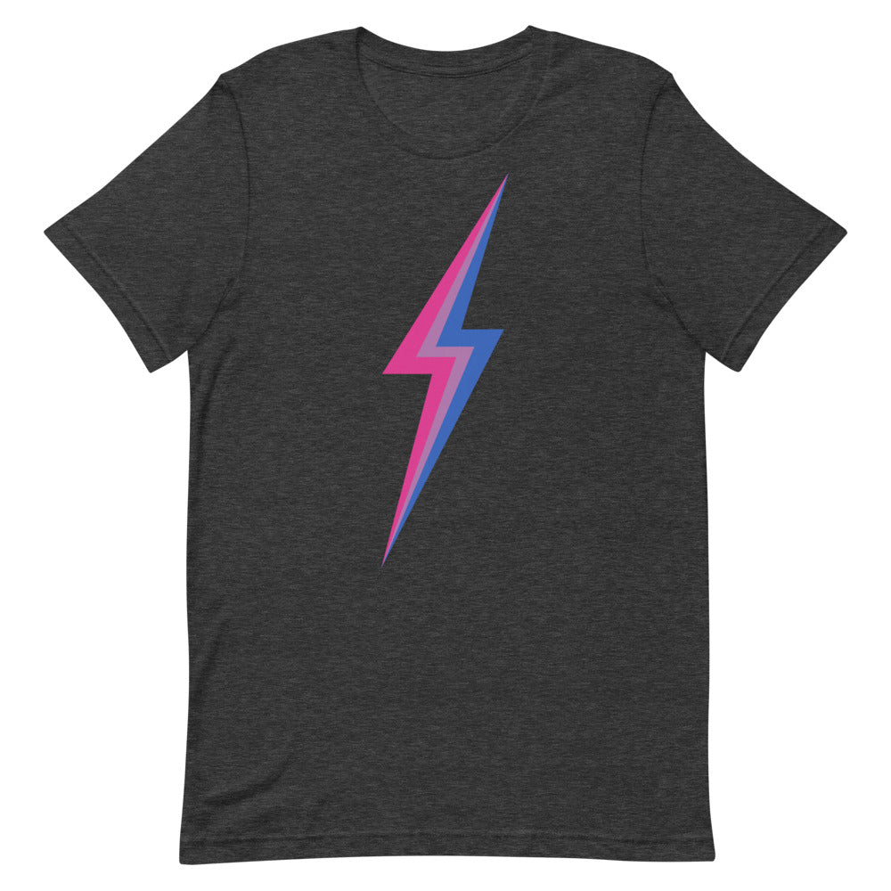 Bisexual Lightning T-Shirt T-shirts The Rainbow Stores