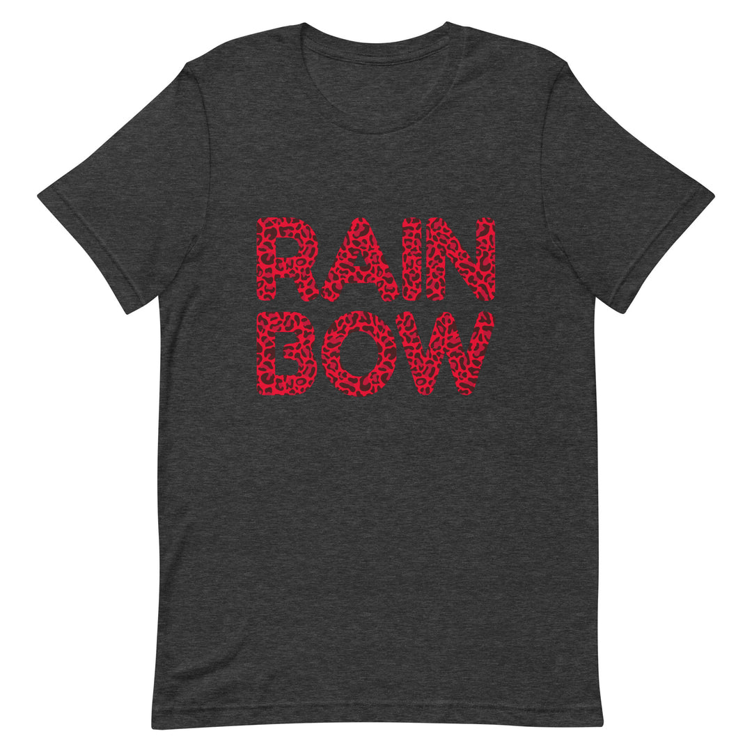 Red Leopard Logo T-Shirt T-shirts The Rainbow Stores