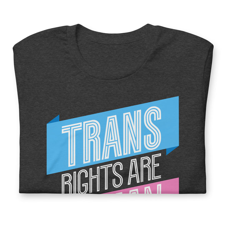 Trans Rights Are Human Rights Banner T-shirt T-shirts The Rainbow Stores