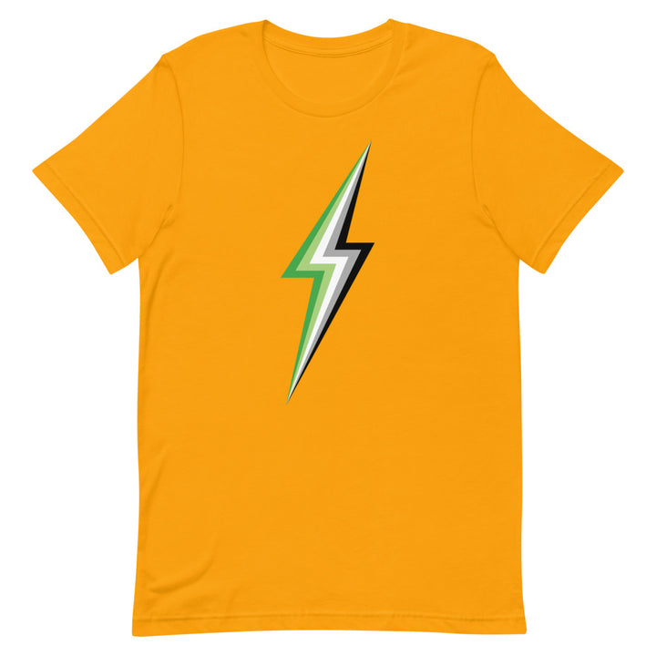 Aromantic Lightning T-Shirt T-shirts The Rainbow Stores