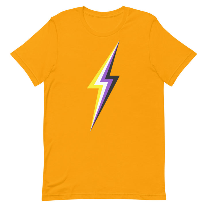 Non Binary Lightning T-Shirt T-shirts The Rainbow Stores