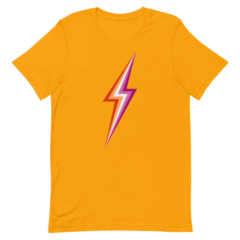 Lesbian Lightning T-Shirt T-shirts The Rainbow Stores