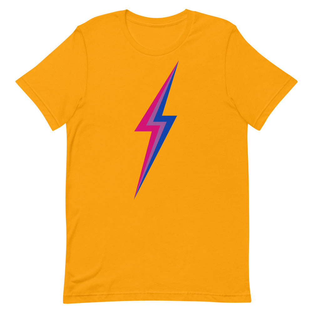 Bisexual Lightning T-Shirt T-shirts The Rainbow Stores