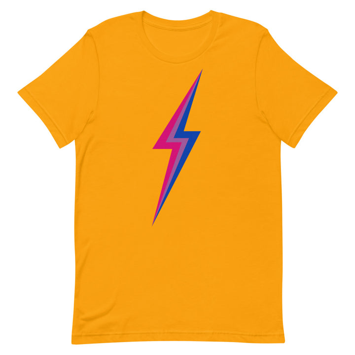 Bisexual Lightning T-Shirt T-shirts The Rainbow Stores