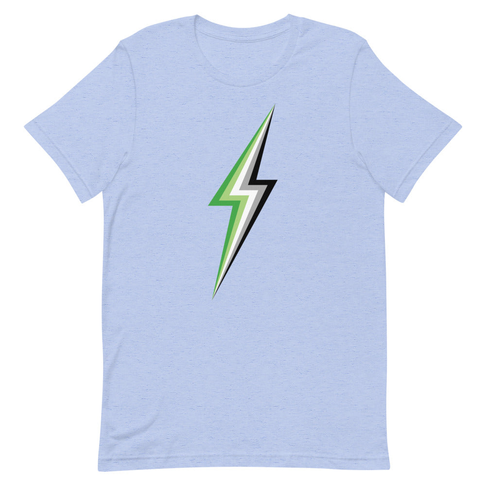 Aromantic Lightning T-Shirt T-shirts The Rainbow Stores