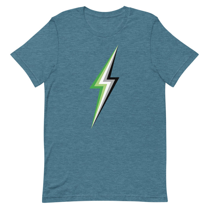 Aromantic Lightning T-Shirt T-shirts The Rainbow Stores