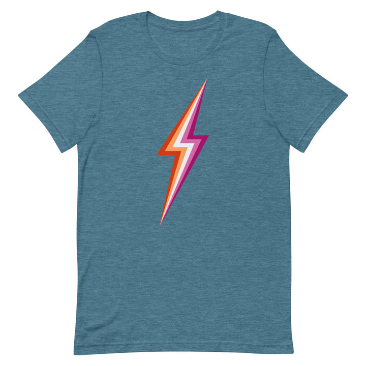 Lesbian Lightning T-Shirt T-shirts The Rainbow Stores