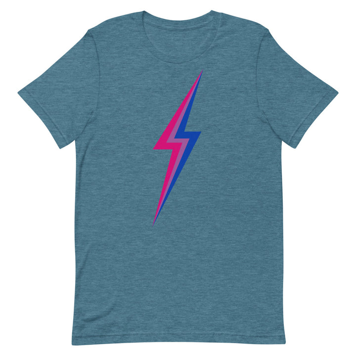 Bisexual Lightning T-Shirt T-shirts The Rainbow Stores