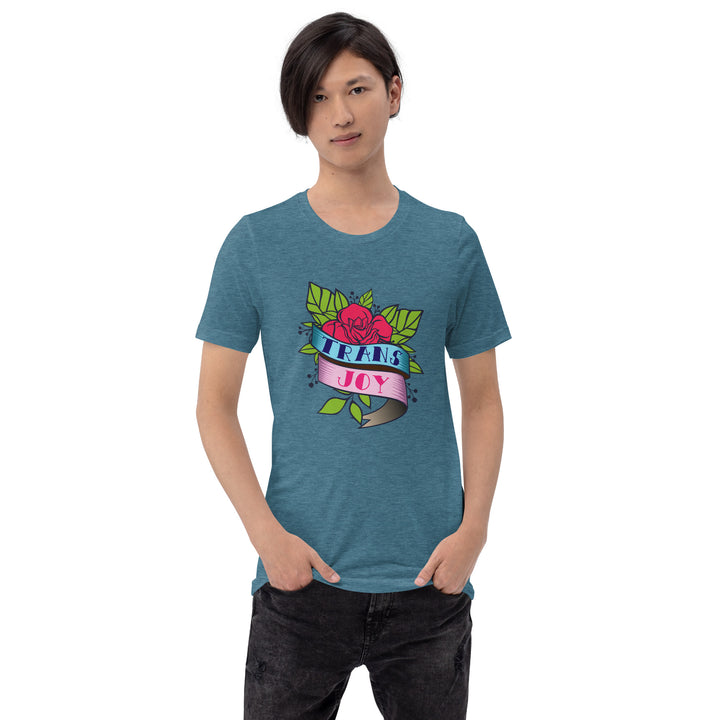 Trans Joy Tattoo T-shirt T-shirts The Rainbow Stores