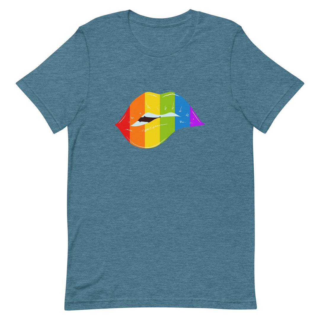 Rainbow Lips Unisex T-Shirt T-shirts The Rainbow Stores