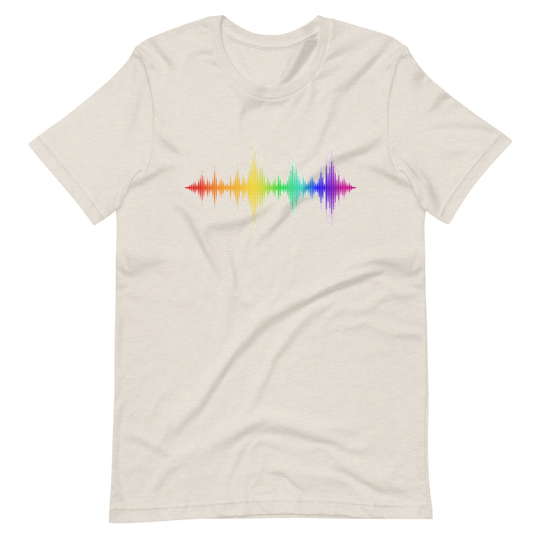 Rainbow Sound Wave T-Shirt T-shirts The Rainbow Stores