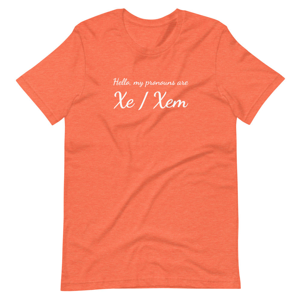 Xe / Xem Pronouns T-Shirt T-shirts The Rainbow Stores