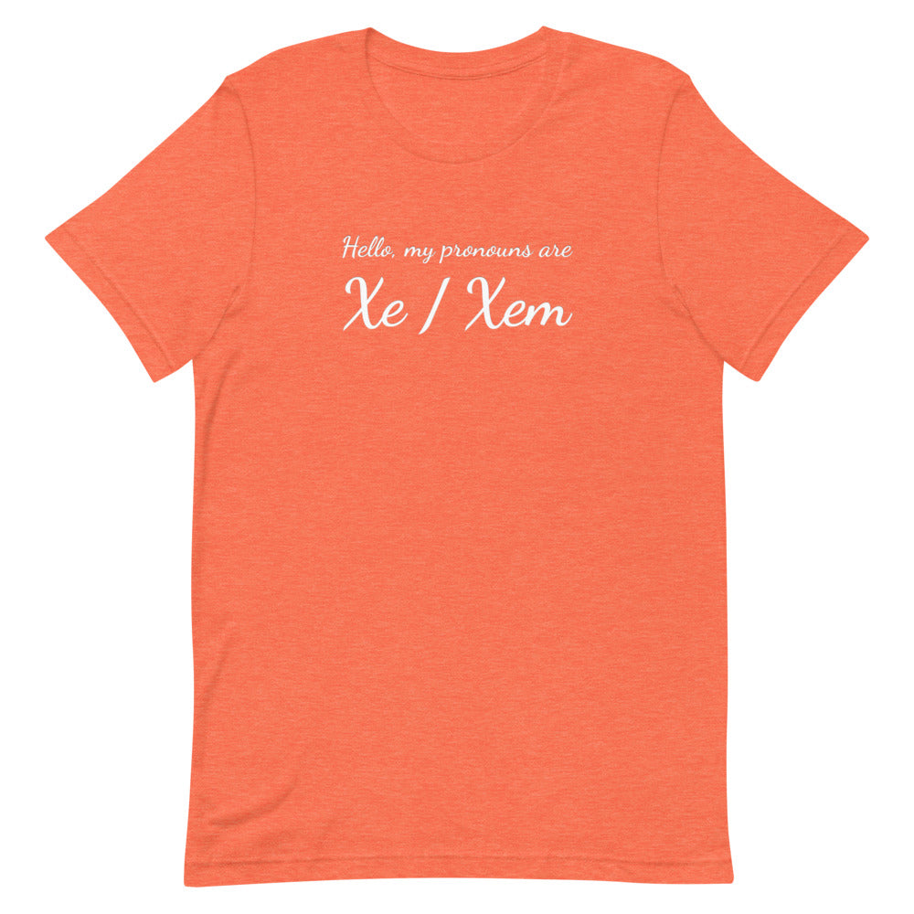 Xe / Xem Pronouns T-Shirt T-shirts The Rainbow Stores