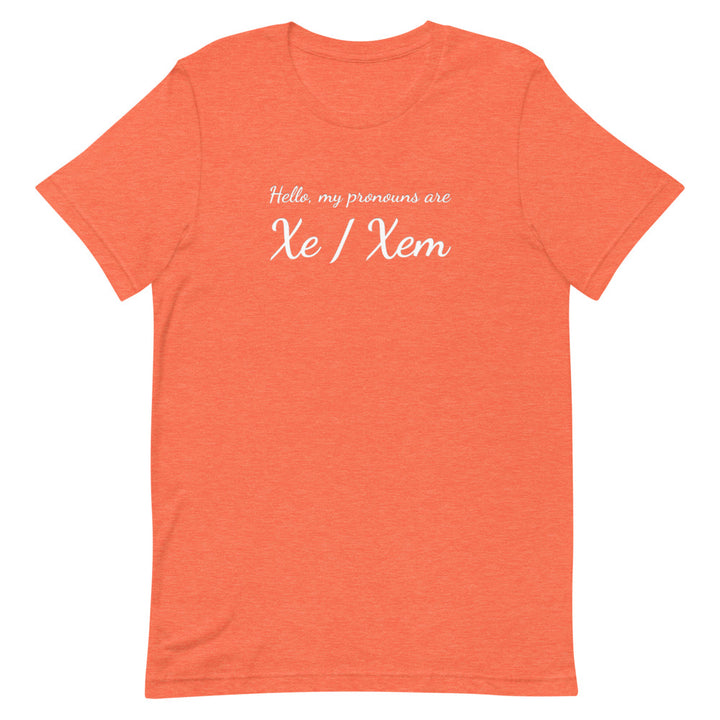 Xe / Xem Pronouns T-Shirt T-shirts The Rainbow Stores