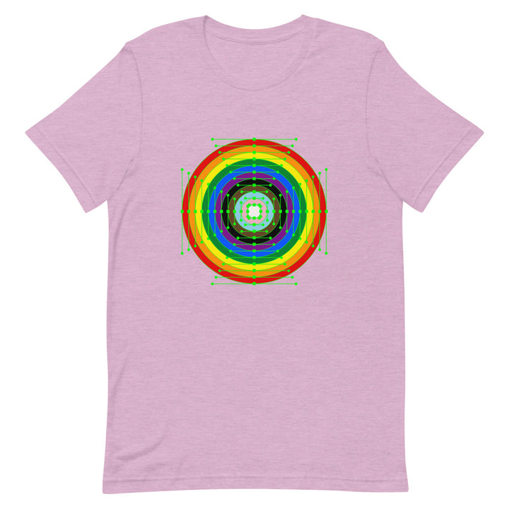 Rainbow Roundel Digital Art T-Shirt T-shirts The Rainbow Stores