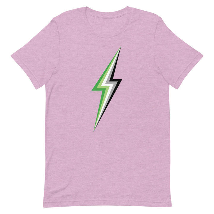 Aromantic Lightning T-Shirt T-shirts The Rainbow Stores