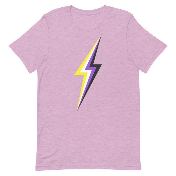 Non Binary Lightning T-Shirt T-shirts The Rainbow Stores