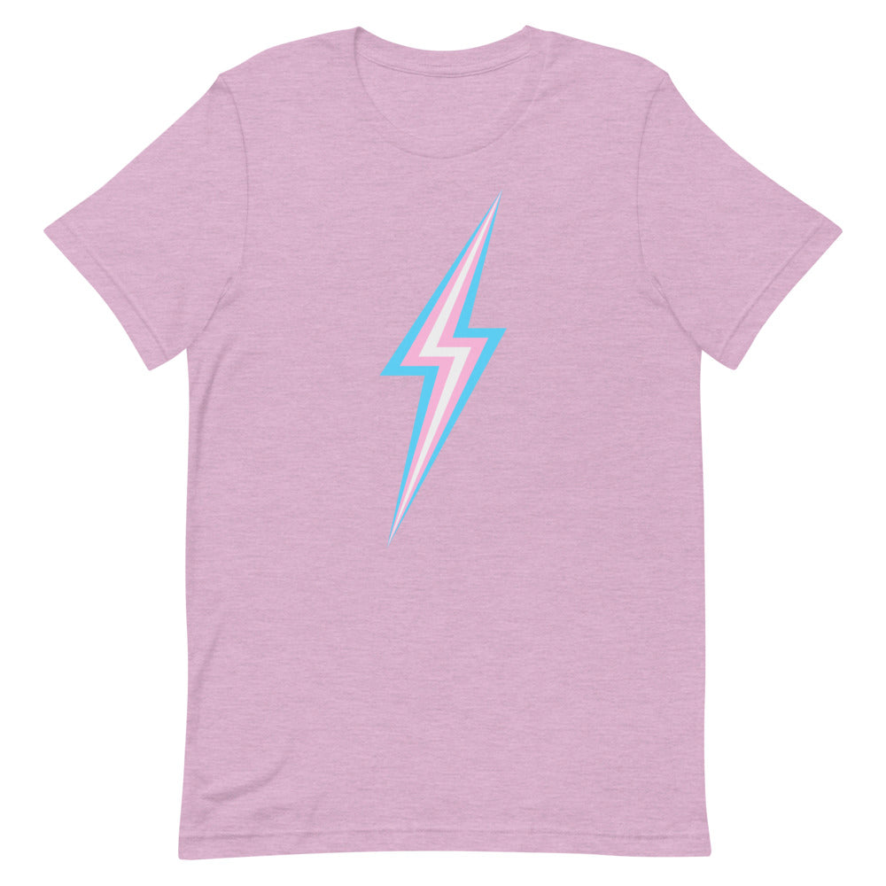 Trans Lightning T-Shirt T-shirts The Rainbow Stores