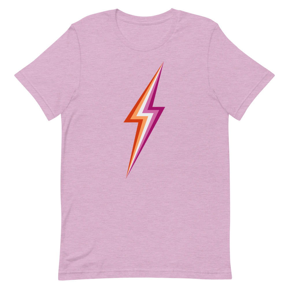 Lesbian Lightning T-Shirt T-shirts The Rainbow Stores