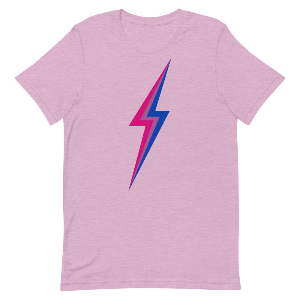 Bisexual Lightning T-Shirt T-shirts The Rainbow Stores