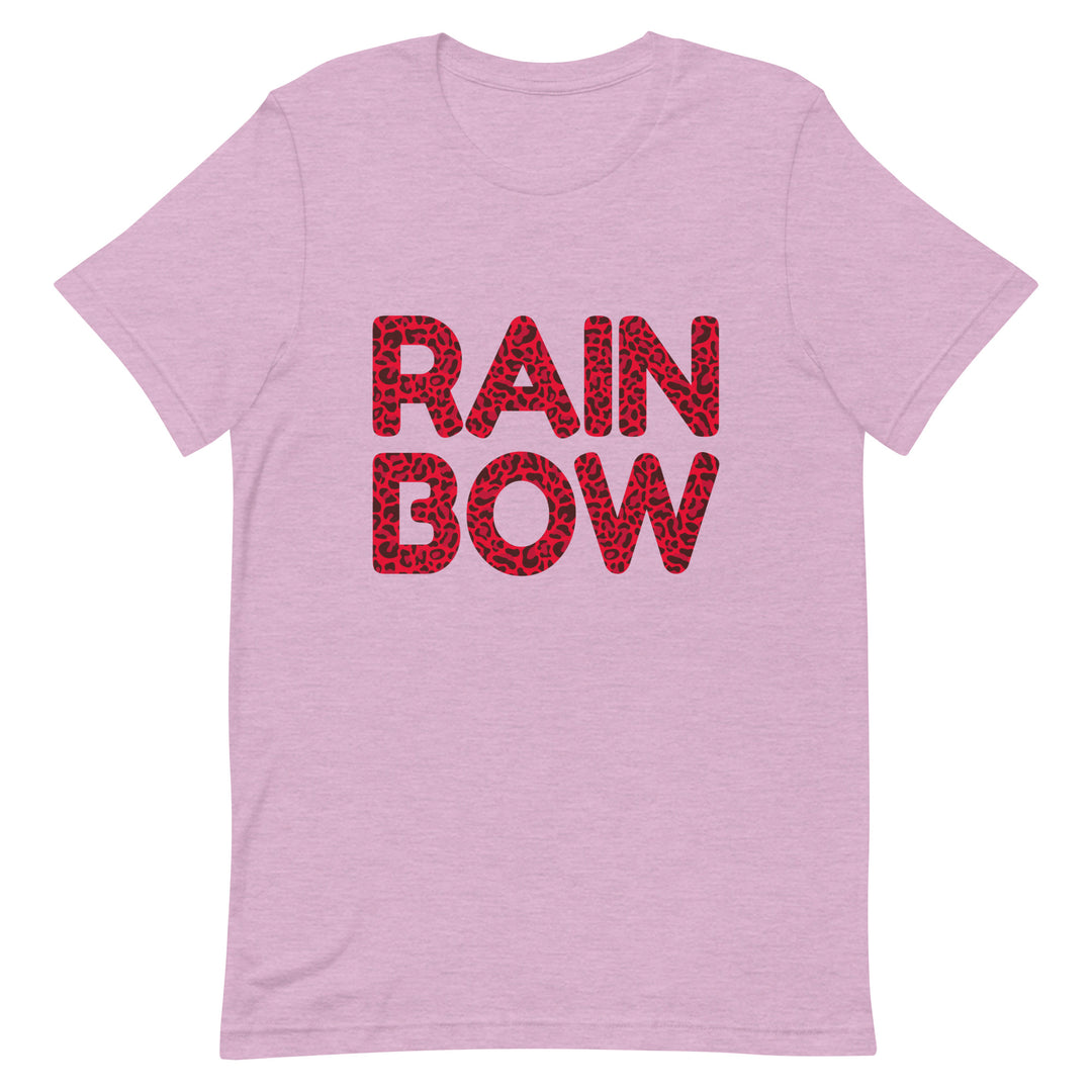 Red Leopard Logo T-Shirt T-shirts The Rainbow Stores