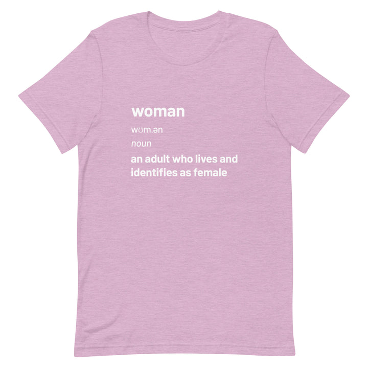 Trans Inclusive Definition Of A Woman T-shirt T-shirts The Rainbow Stores