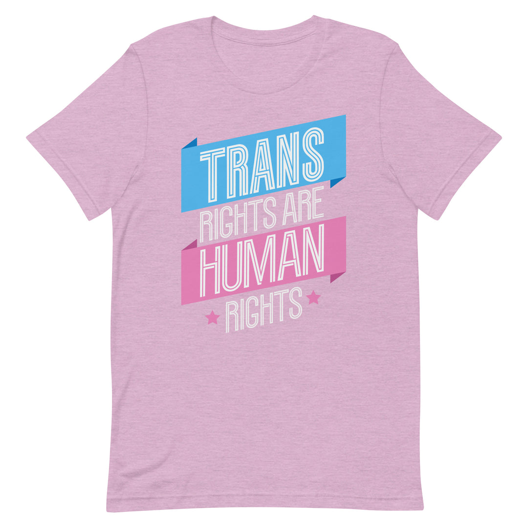 Trans Rights Are Human Rights Banner T-shirt T-shirts The Rainbow Stores