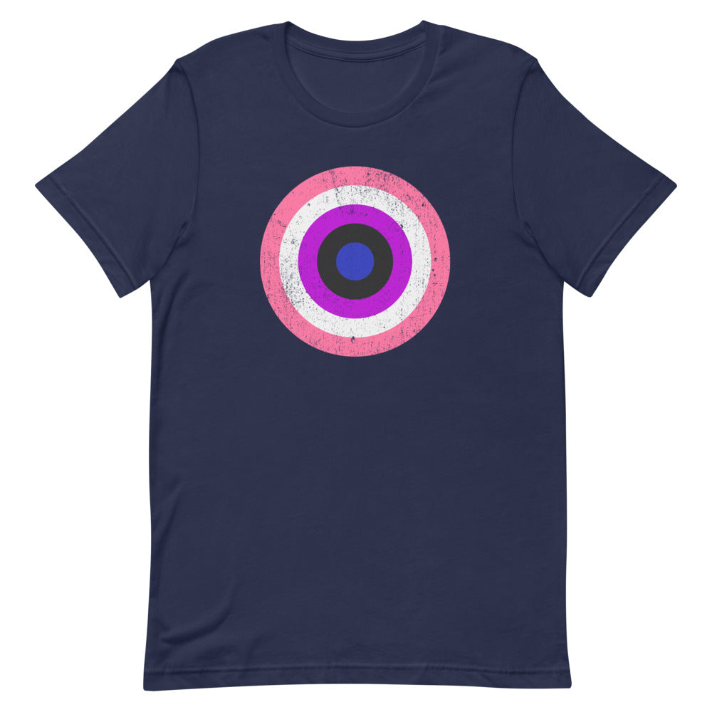 Gender Fluid Roundel T-Shirt T-shirts The Rainbow Stores