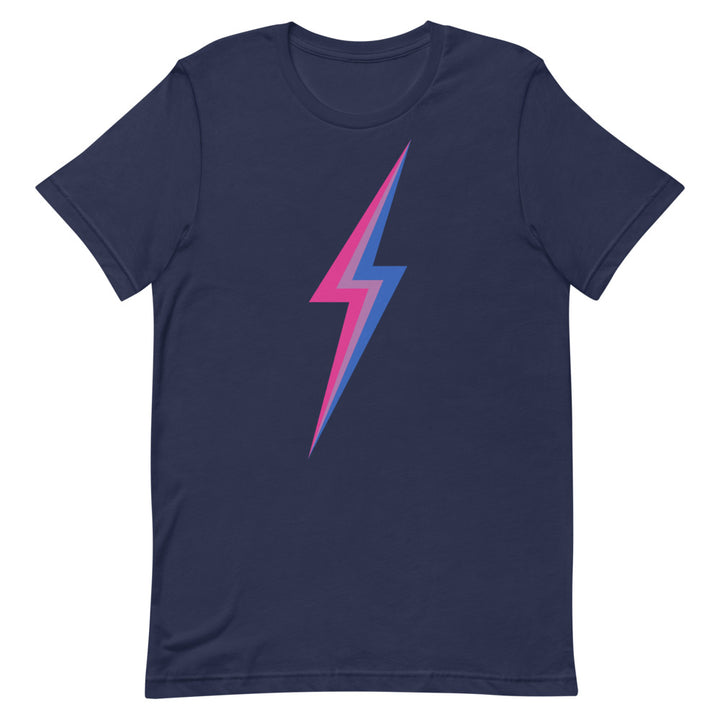 Bisexual Lightning T-Shirt T-shirts The Rainbow Stores