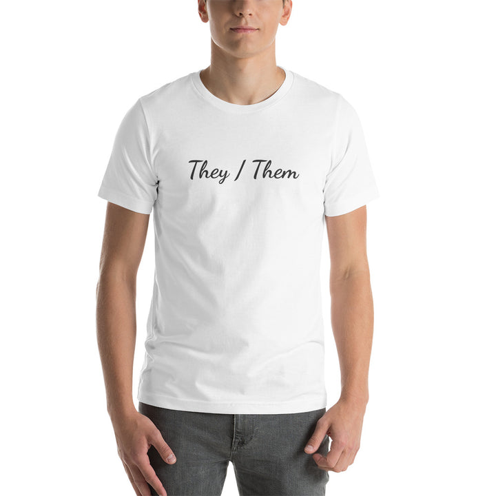 They / Them Pronouns T-Shirt T-shirts The Rainbow Stores