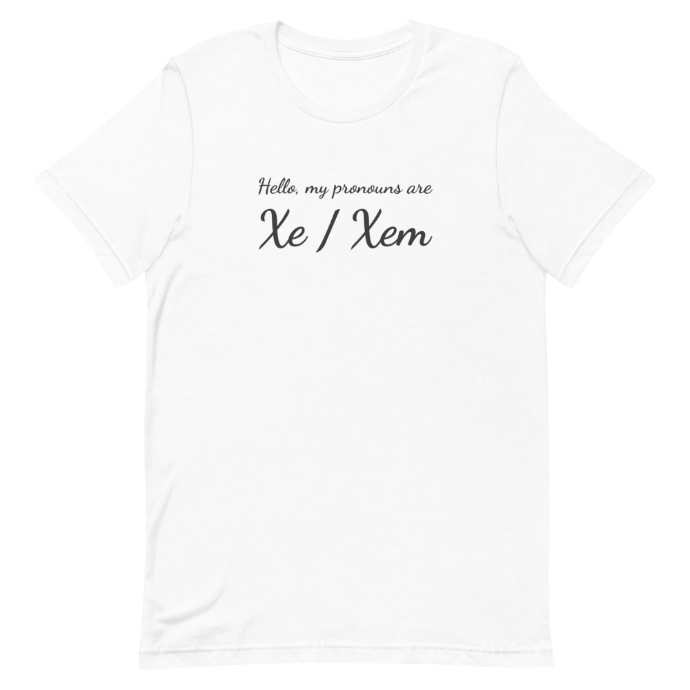 Xe / Xem Pronouns T-Shirt T-shirts The Rainbow Stores