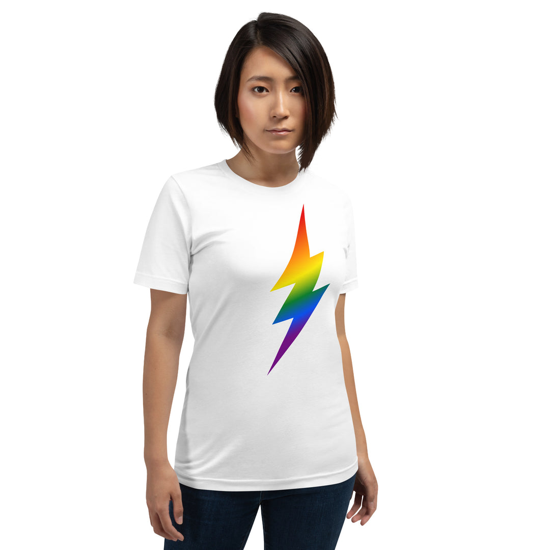 Ombre Rainbow Lightning T-Shirt T-shirts The Rainbow Stores