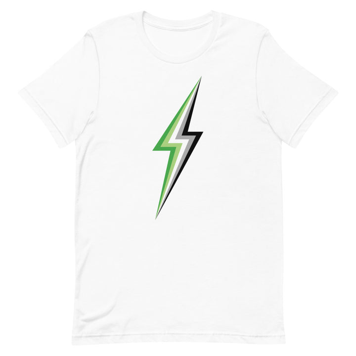 Aromantic Lightning T-Shirt T-shirts The Rainbow Stores