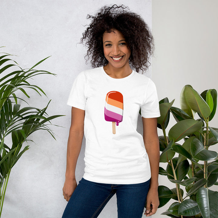 Lesbian Ice Lolly T-shirt T-shirts The Rainbow Stores