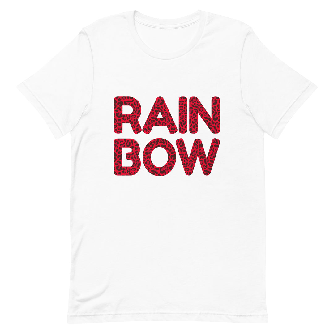 Red Leopard Logo T-Shirt T-shirts The Rainbow Stores