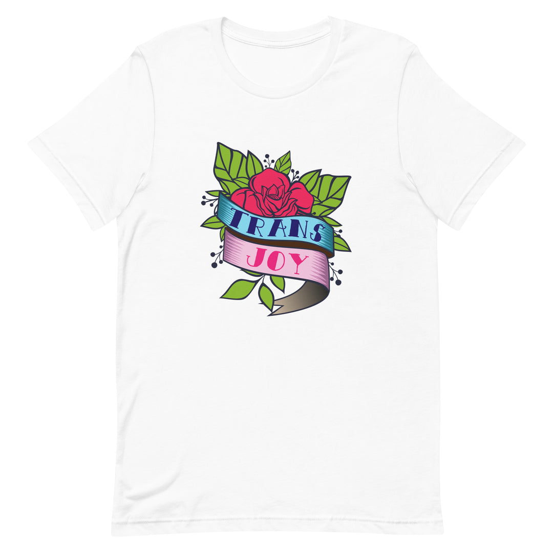 Trans Joy Tattoo T-shirt T-shirts The Rainbow Stores