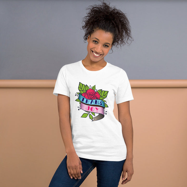 Trans Joy Tattoo T-shirt T-shirts The Rainbow Stores