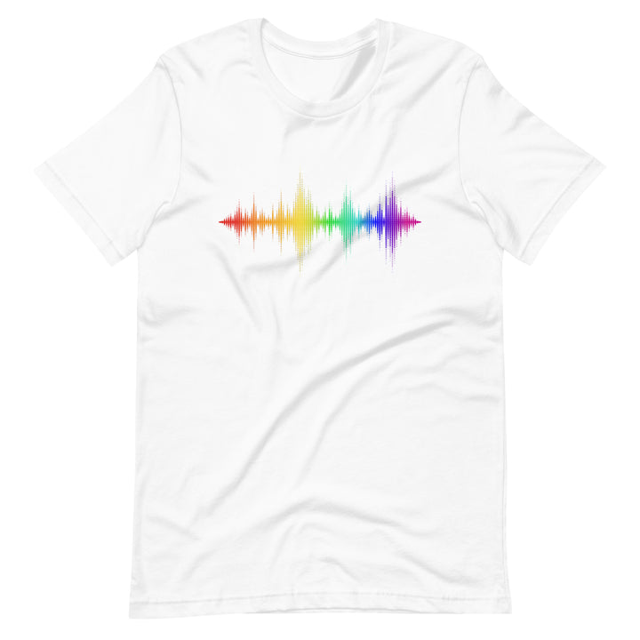 Rainbow Sound Wave T-Shirt T-shirts The Rainbow Stores